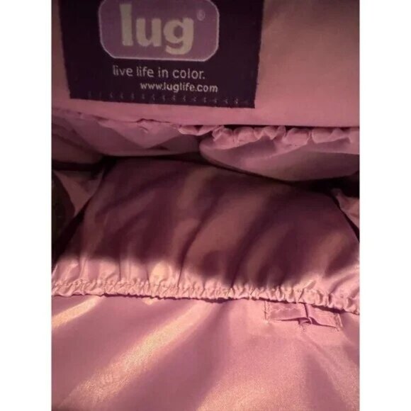 Lug Plum Purple Backpack With Adjustable Straps & Multiple Pockets For Women - Picture 10 of 13